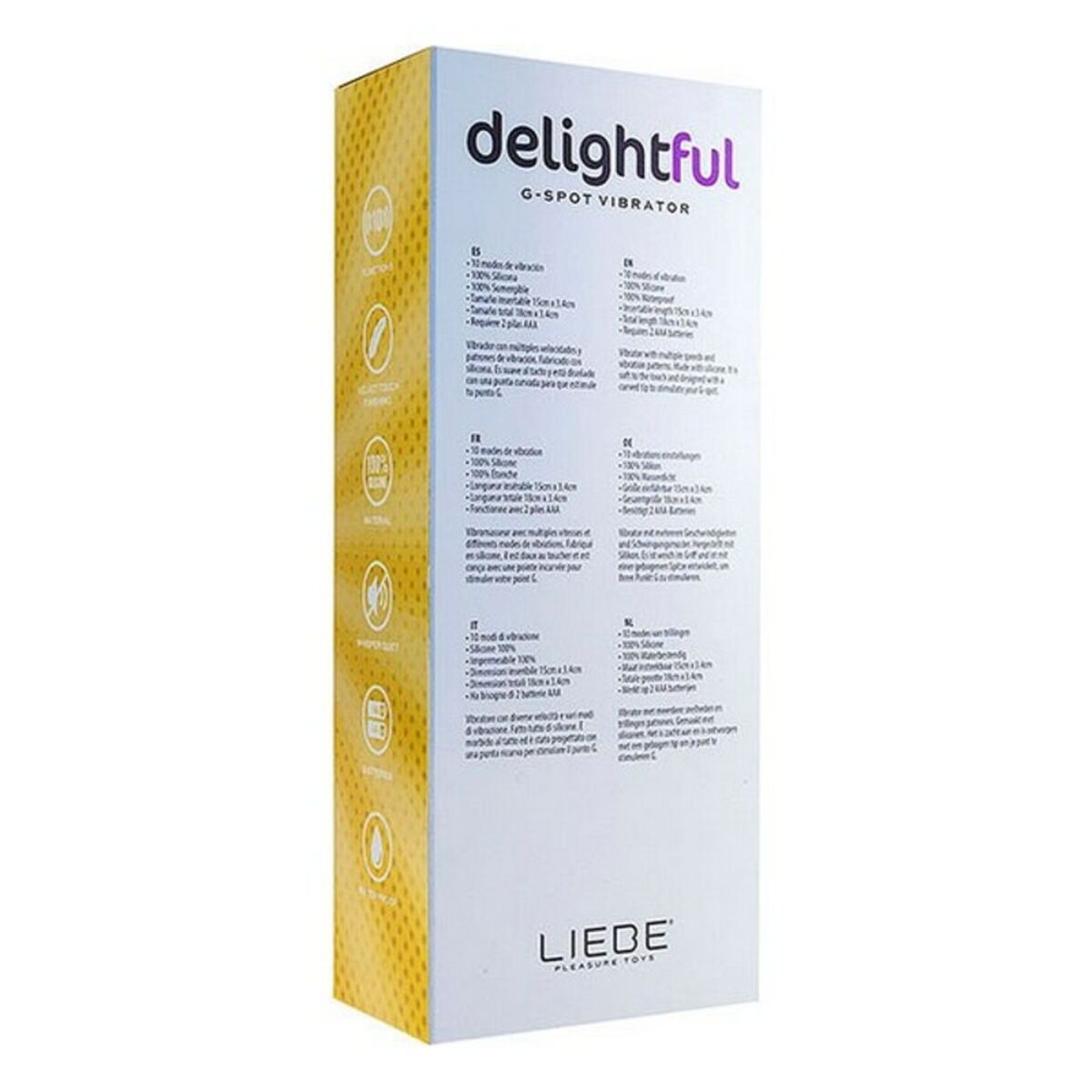 Vibrator Liebe Delightful Violett 15 cm Ø 3,4 cm